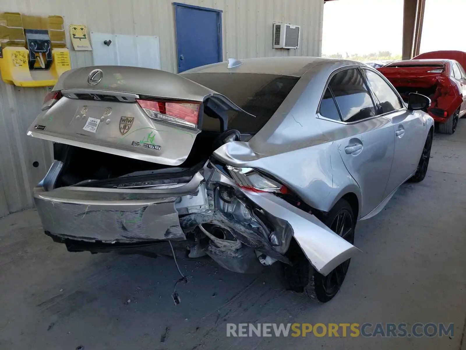 4 Photograph of a damaged car JTHBA1D21K5092375 LEXUS IS 2019