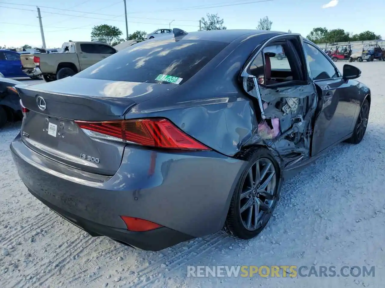 4 Photograph of a damaged car JTHBA1D21K5092442 LEXUS IS 2019