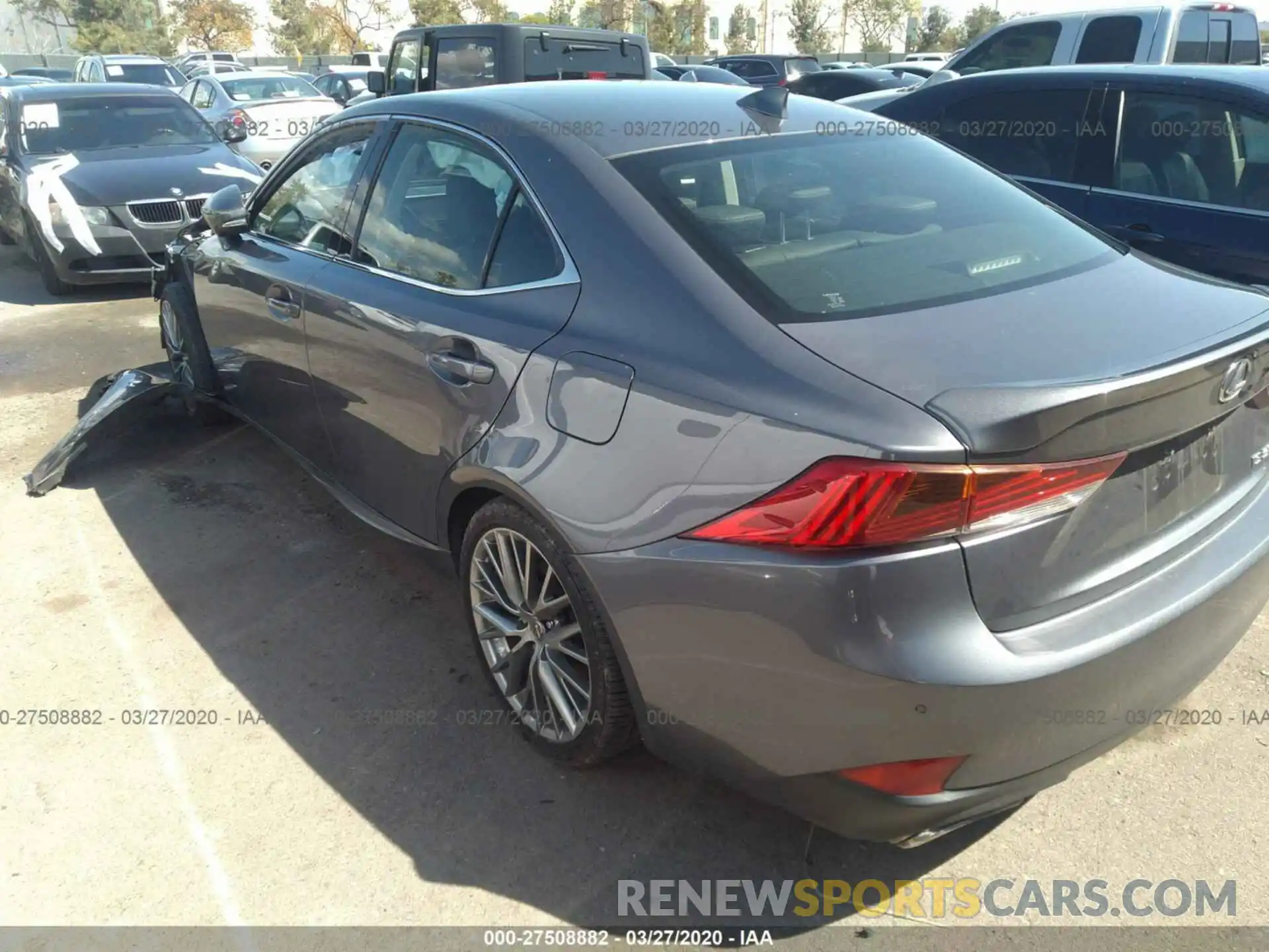 3 Photograph of a damaged car JTHBA1D21K5095437 LEXUS IS 2019