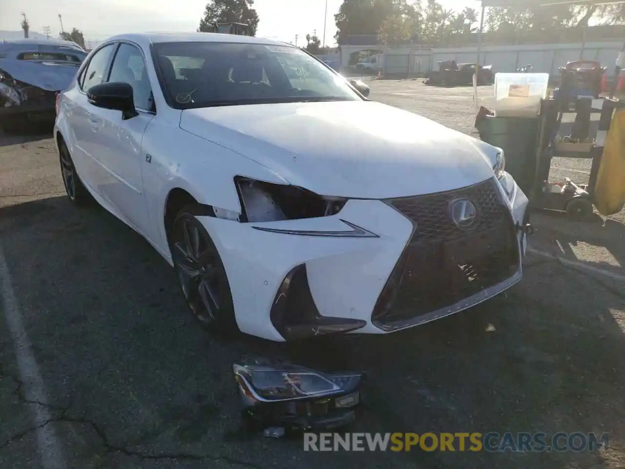 1 Photograph of a damaged car JTHBA1D21K5098435 LEXUS IS 2019