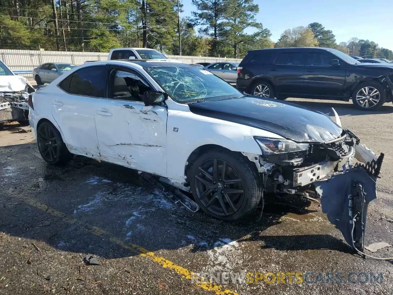 4 Photograph of a damaged car JTHBA1D22K5085872 LEXUS IS 2019