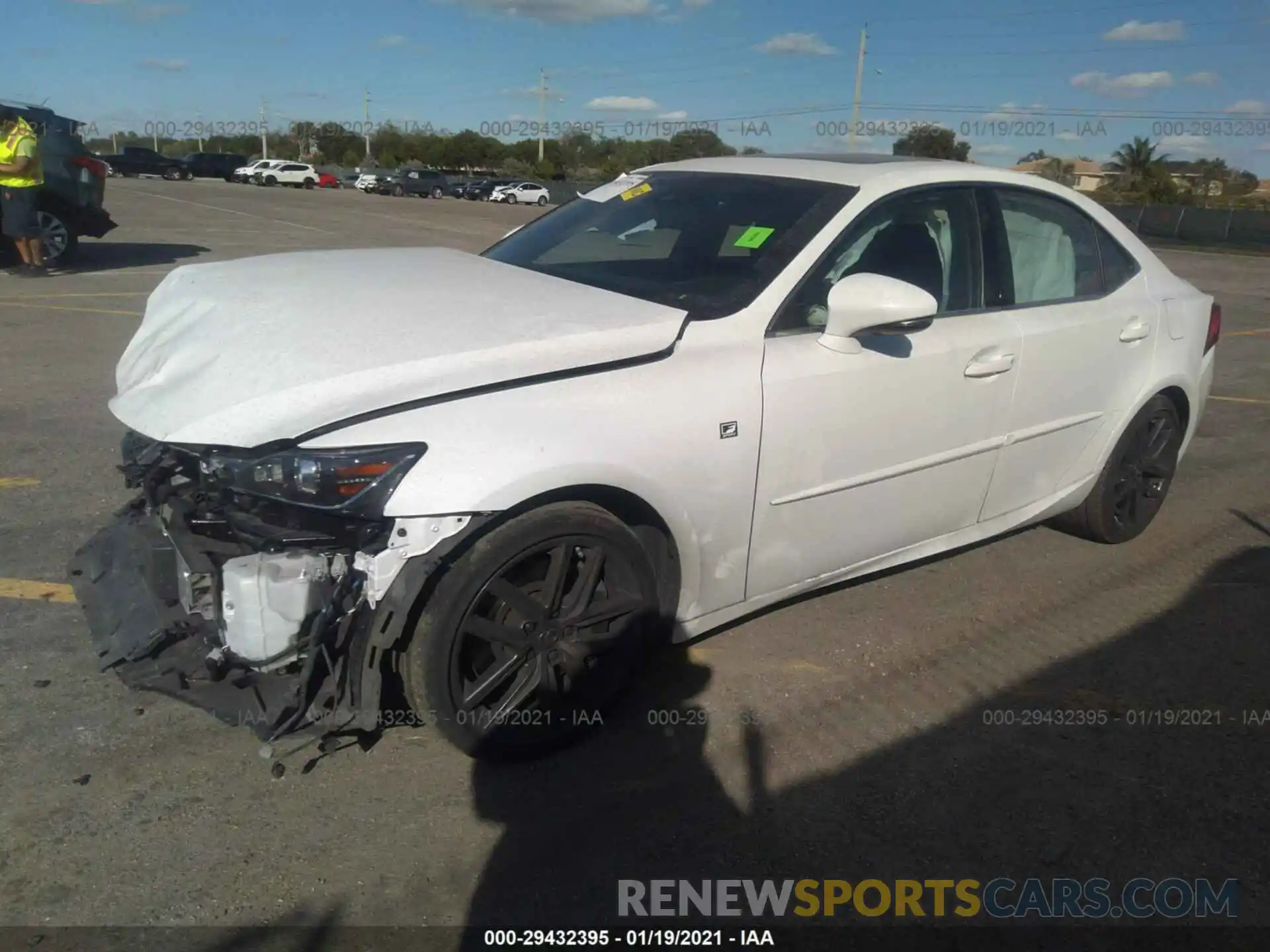 2 Photograph of a damaged car JTHBA1D22K5089193 LEXUS IS 2019