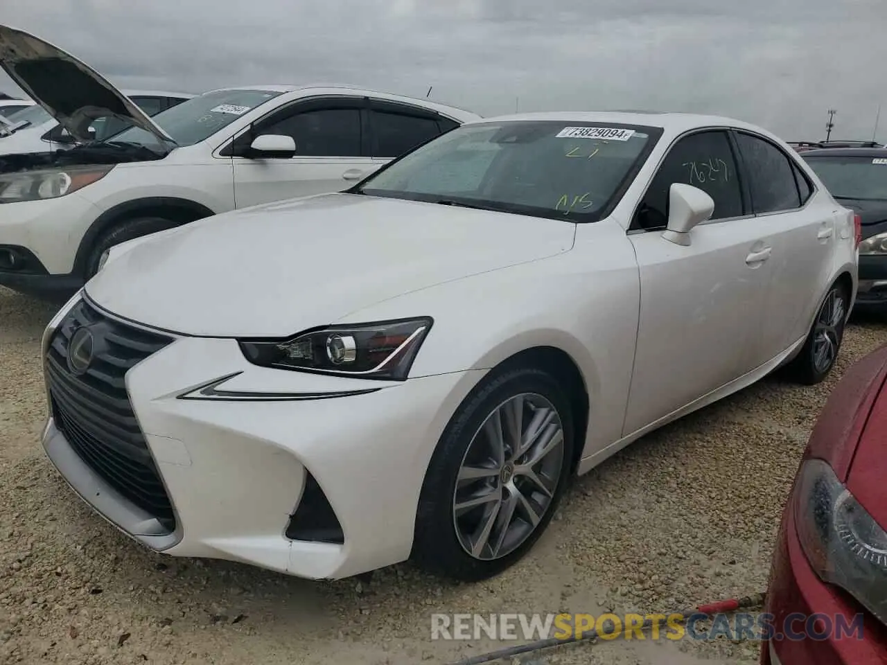 1 Photograph of a damaged car JTHBA1D22K5090750 LEXUS IS 2019