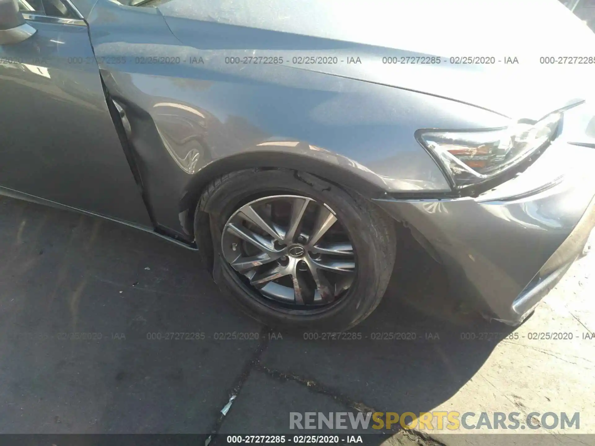 6 Photograph of a damaged car JTHBA1D22K5092384 LEXUS IS 2019