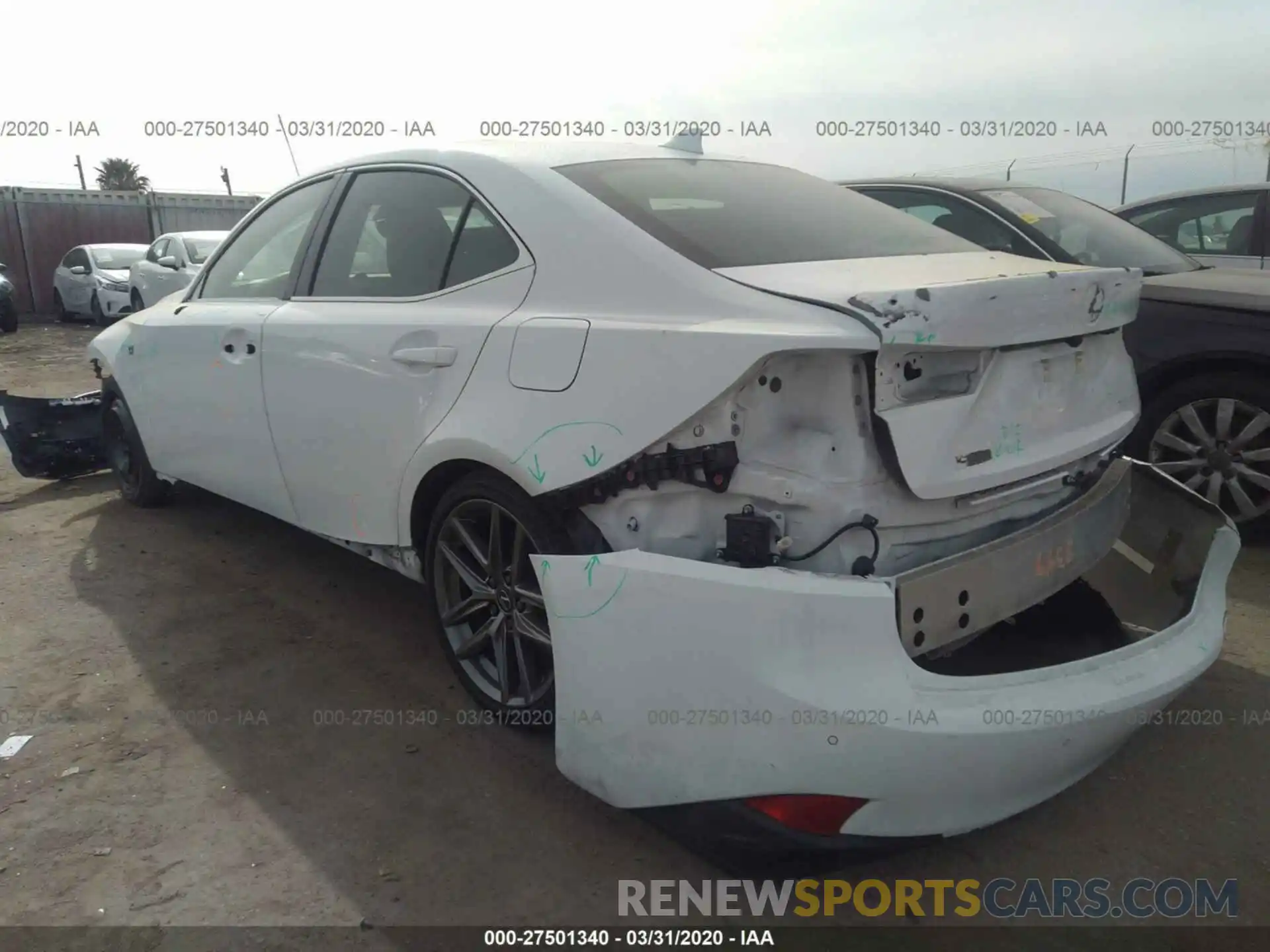 3 Photograph of a damaged car JTHBA1D22K5094524 LEXUS IS 2019