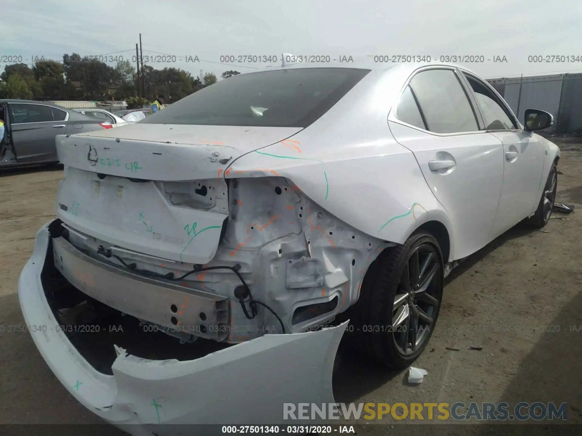 4 Photograph of a damaged car JTHBA1D22K5094524 LEXUS IS 2019