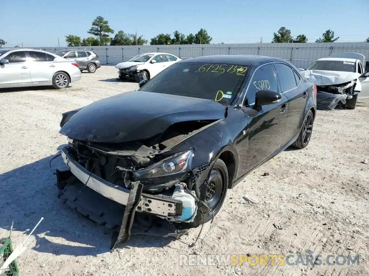 2 Photograph of a damaged car JTHBA1D23K5085105 LEXUS IS 2019