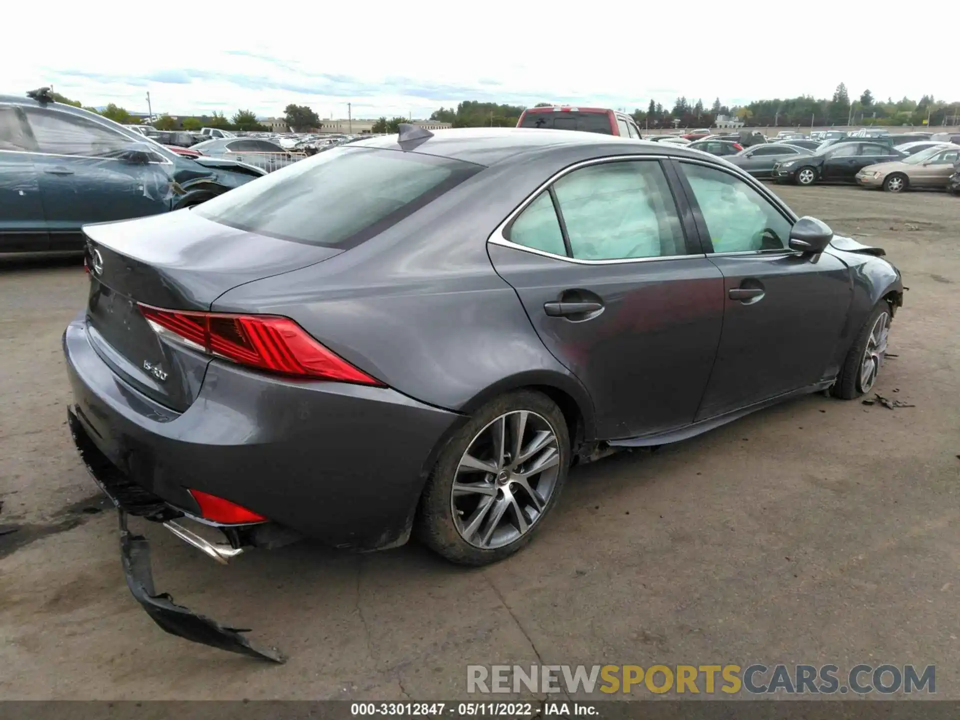 4 Photograph of a damaged car JTHBA1D23K5086898 LEXUS IS 2019