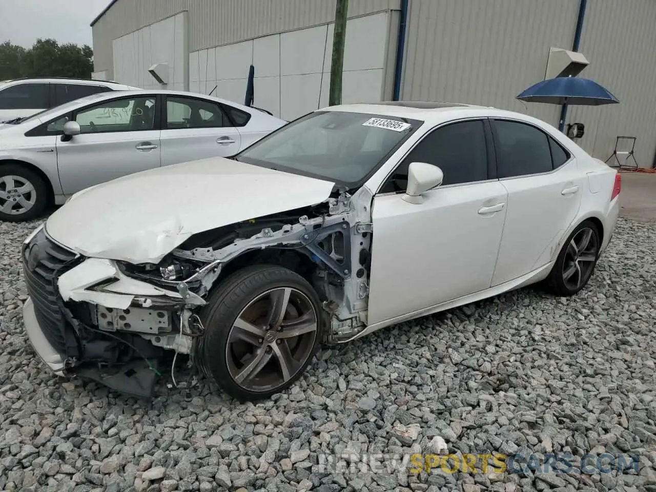 1 Photograph of a damaged car JTHBA1D23K5088716 LEXUS IS 2019