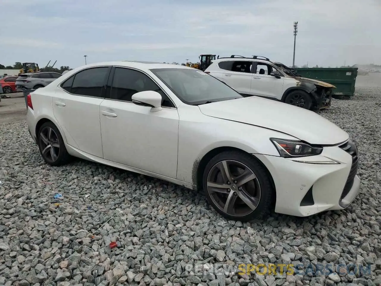 4 Photograph of a damaged car JTHBA1D23K5088716 LEXUS IS 2019