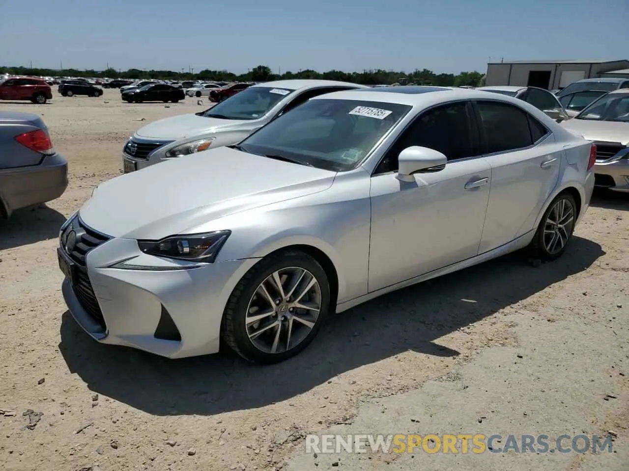 1 Photograph of a damaged car JTHBA1D23K5091065 LEXUS IS 2019