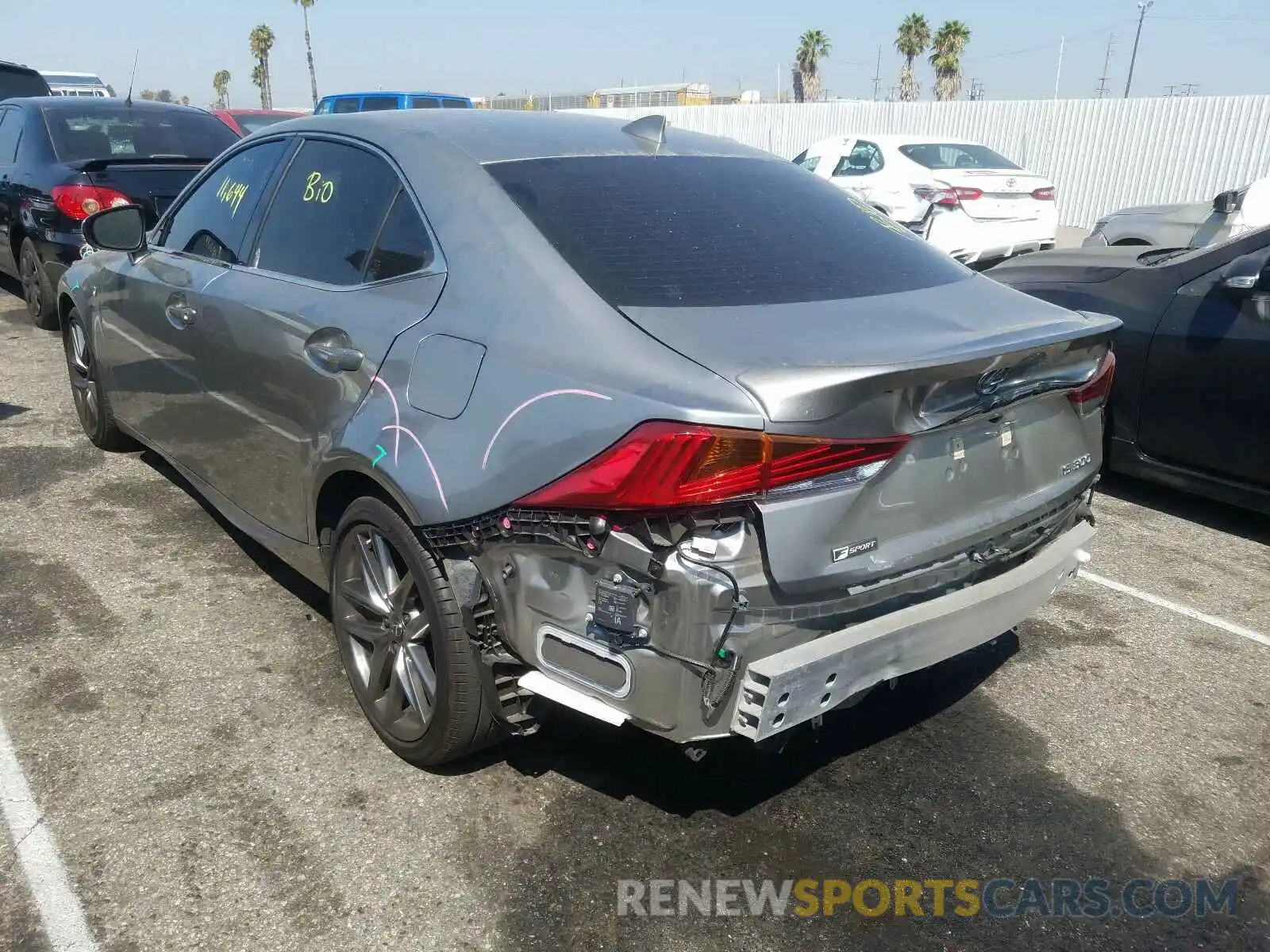 3 Photograph of a damaged car JTHBA1D23K5094192 LEXUS IS 2019