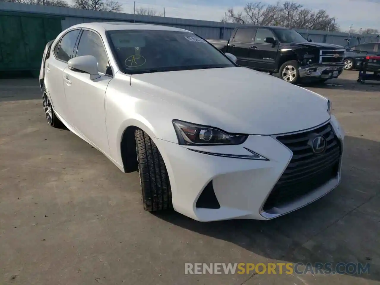 1 Photograph of a damaged car JTHBA1D23K5100752 LEXUS IS 2019