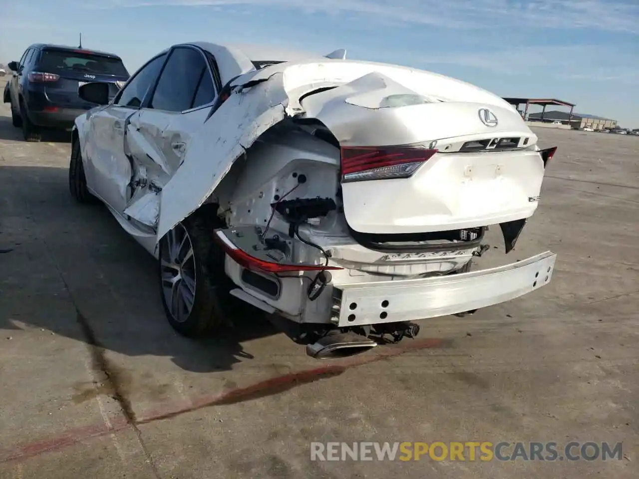 3 Photograph of a damaged car JTHBA1D23K5100752 LEXUS IS 2019