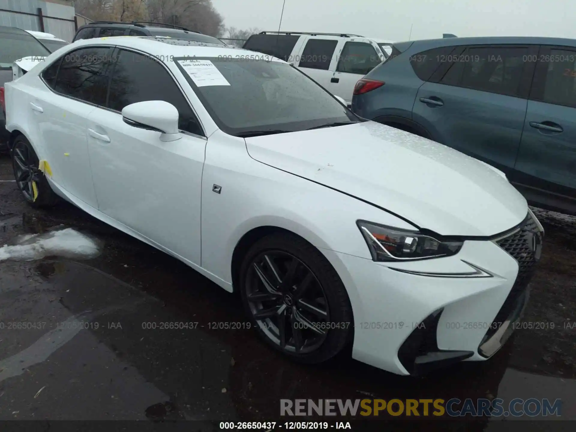 1 Photograph of a damaged car JTHBA1D24K5087235 LEXUS IS 2019