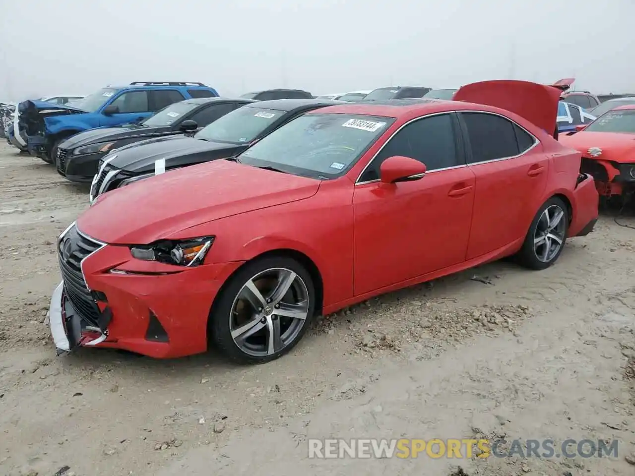 1 Photograph of a damaged car JTHBA1D24K5089275 LEXUS IS 2019