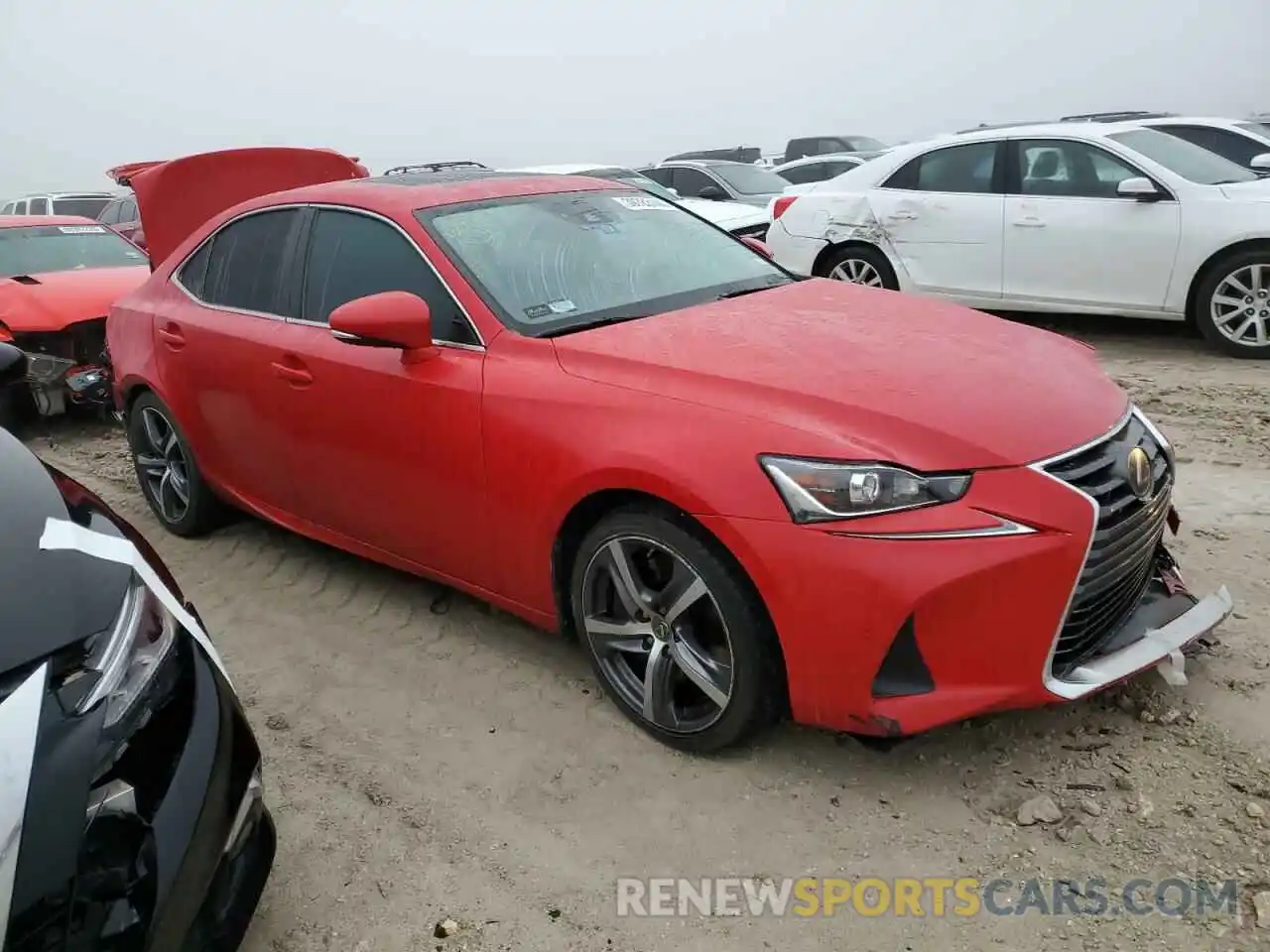 4 Photograph of a damaged car JTHBA1D24K5089275 LEXUS IS 2019