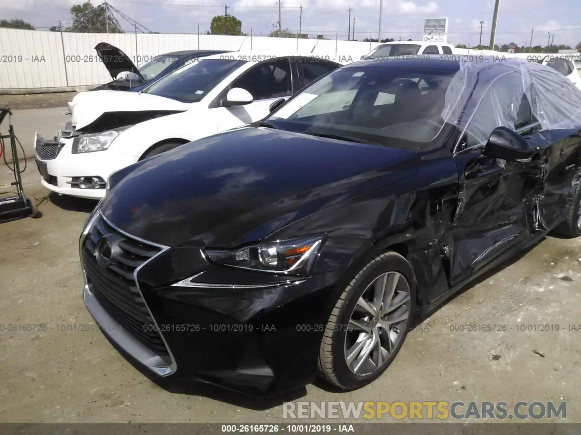 2 Photograph of a damaged car JTHBA1D24K5090037 LEXUS IS 2019