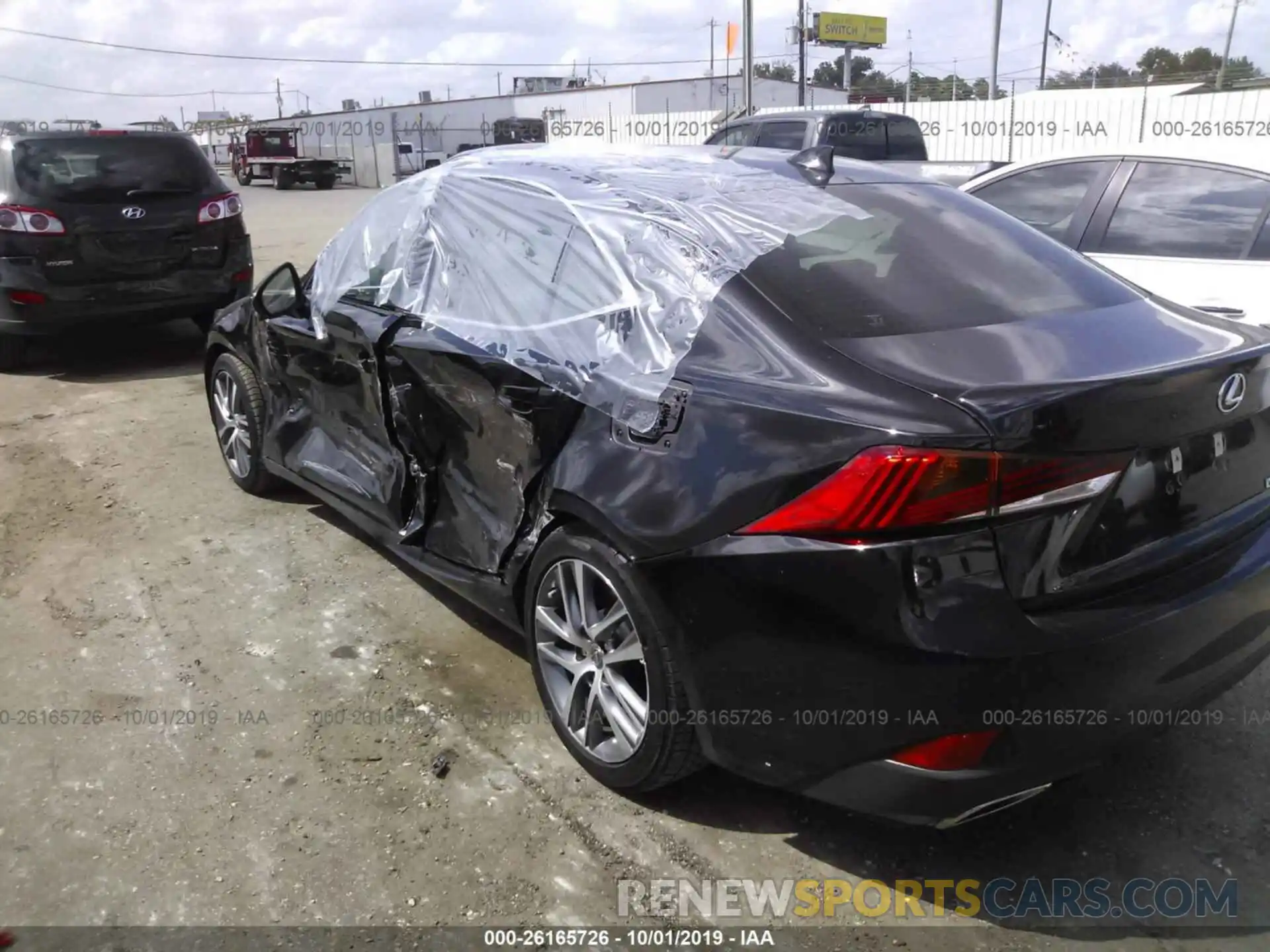 3 Photograph of a damaged car JTHBA1D24K5090037 LEXUS IS 2019