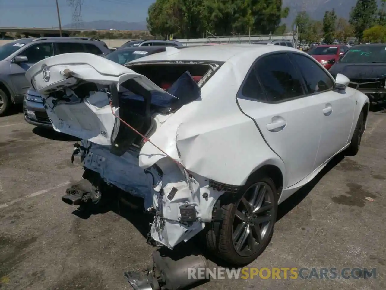 4 Photograph of a damaged car JTHBA1D24K5090183 LEXUS IS 2019