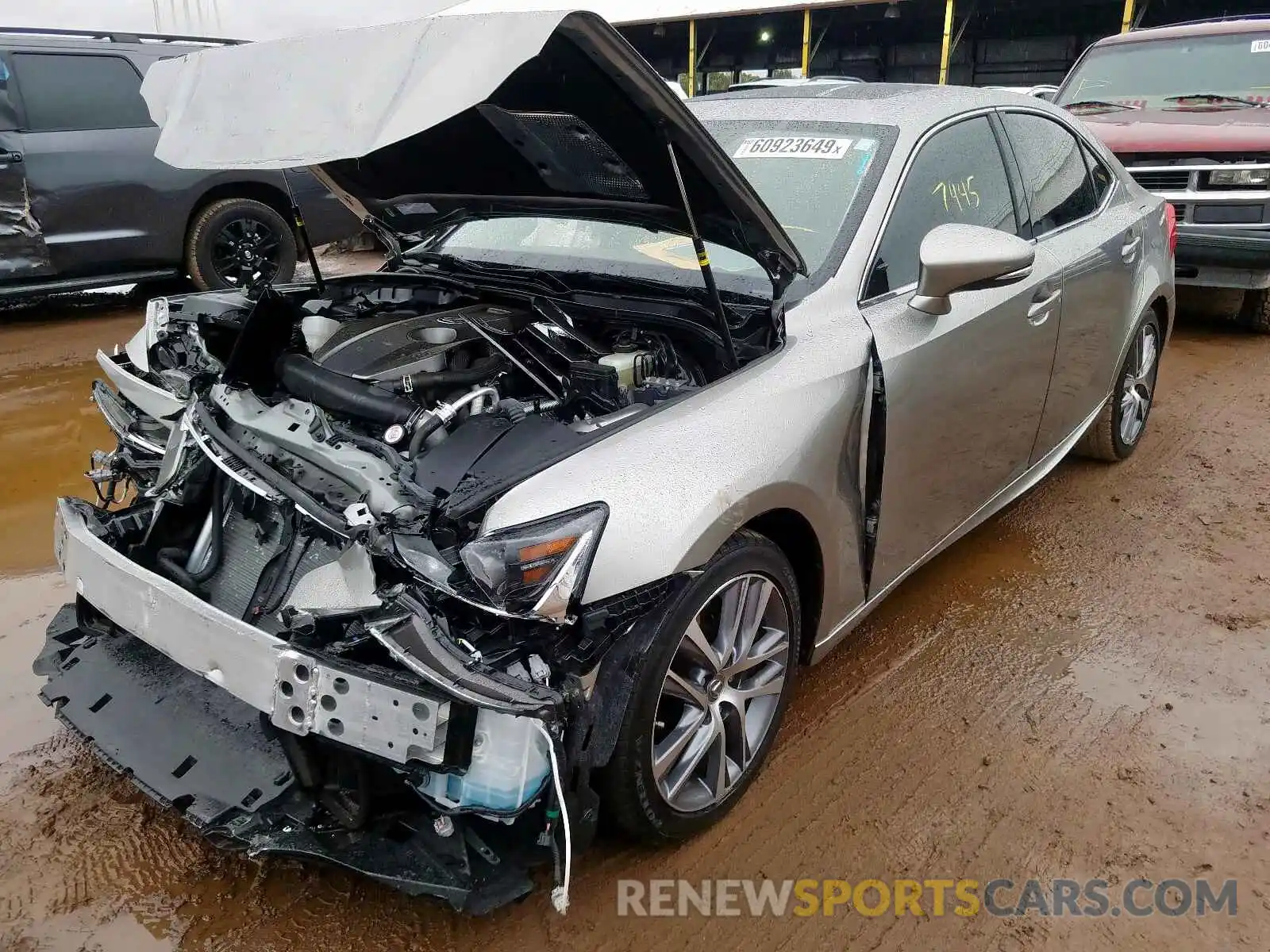 2 Photograph of a damaged car JTHBA1D24K5090393 LEXUS IS 2019