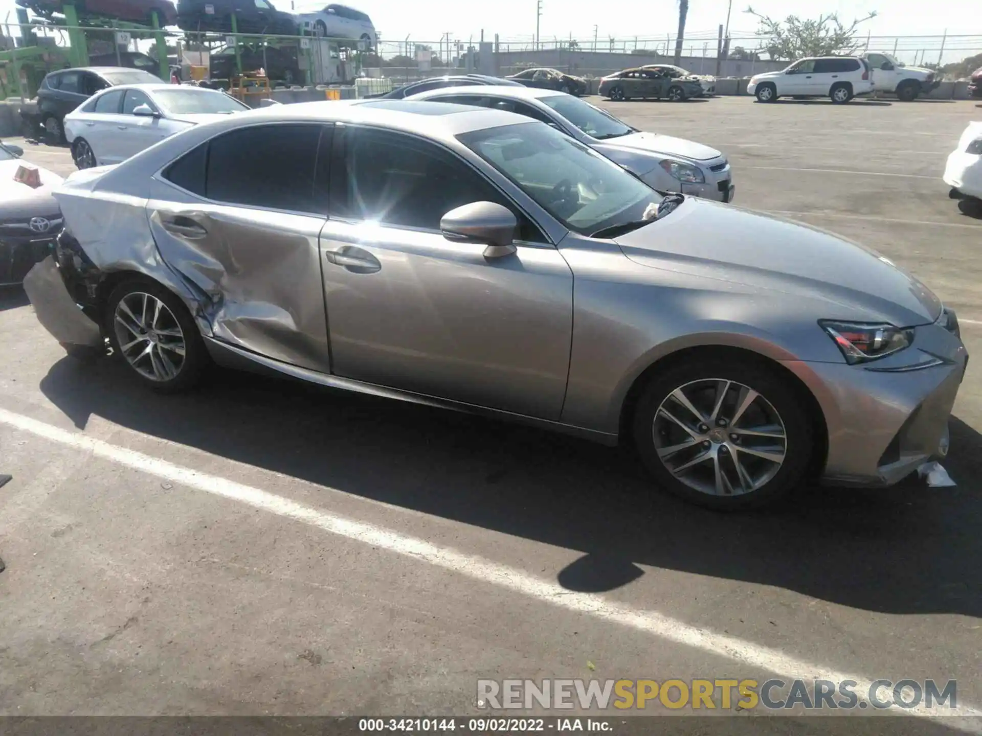 1 Photograph of a damaged car JTHBA1D24K5092922 LEXUS IS 2019