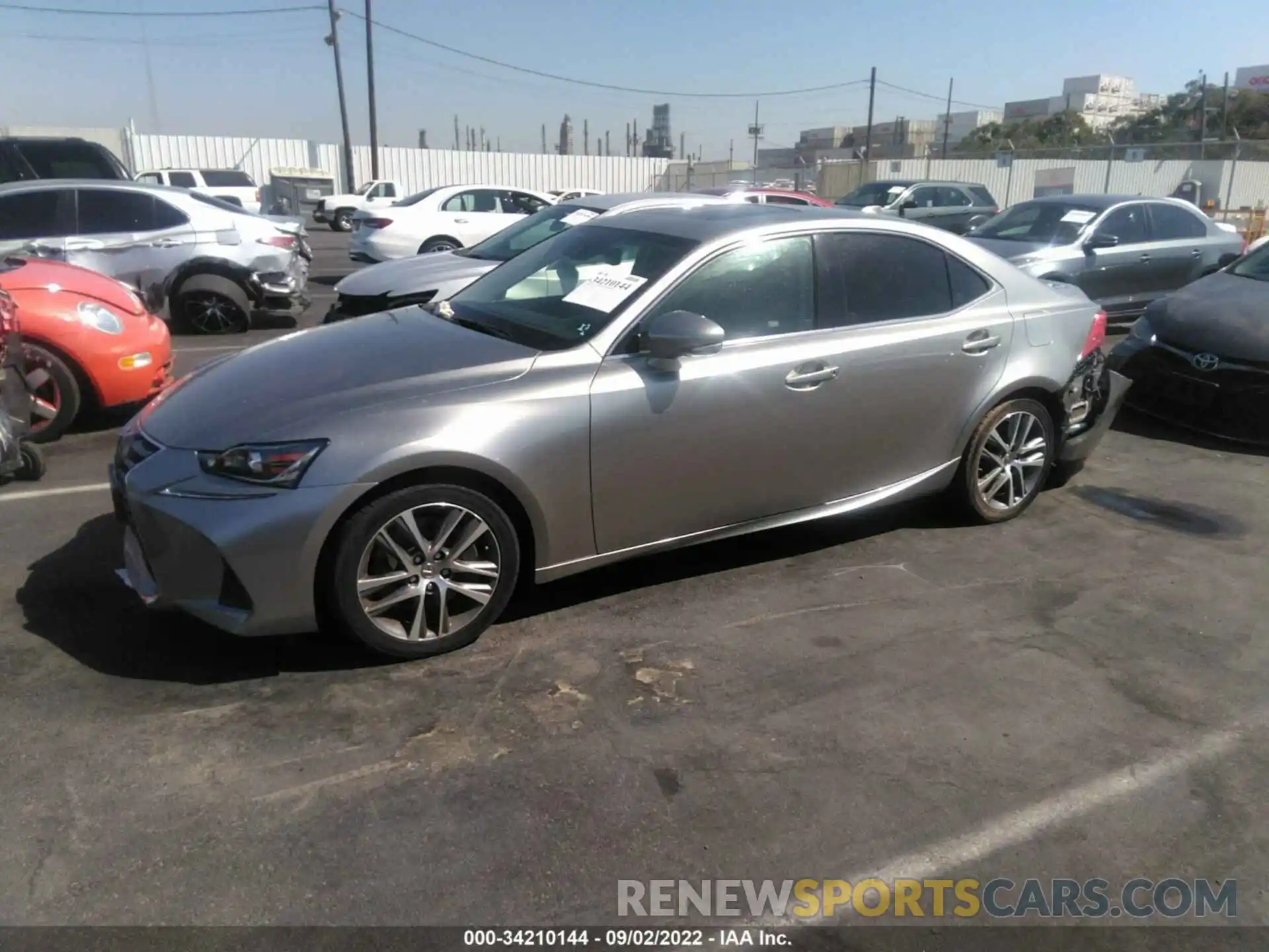 2 Photograph of a damaged car JTHBA1D24K5092922 LEXUS IS 2019