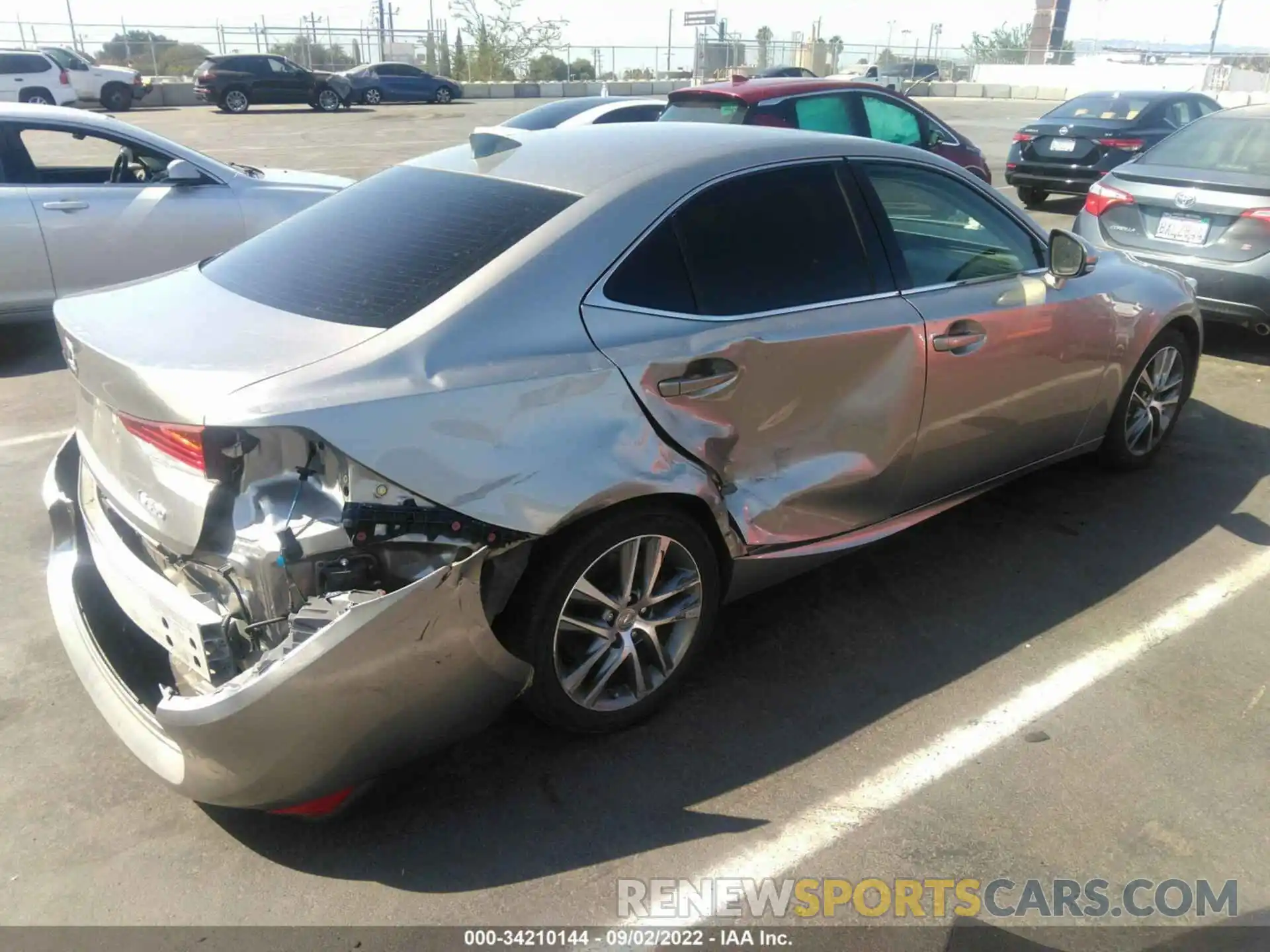 4 Photograph of a damaged car JTHBA1D24K5092922 LEXUS IS 2019