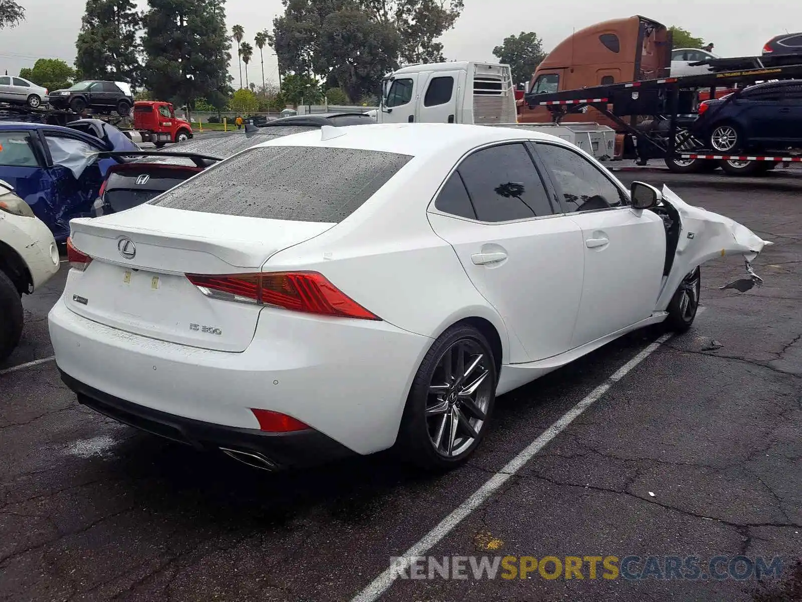 4 Photograph of a damaged car JTHBA1D24K5093682 LEXUS IS 2019