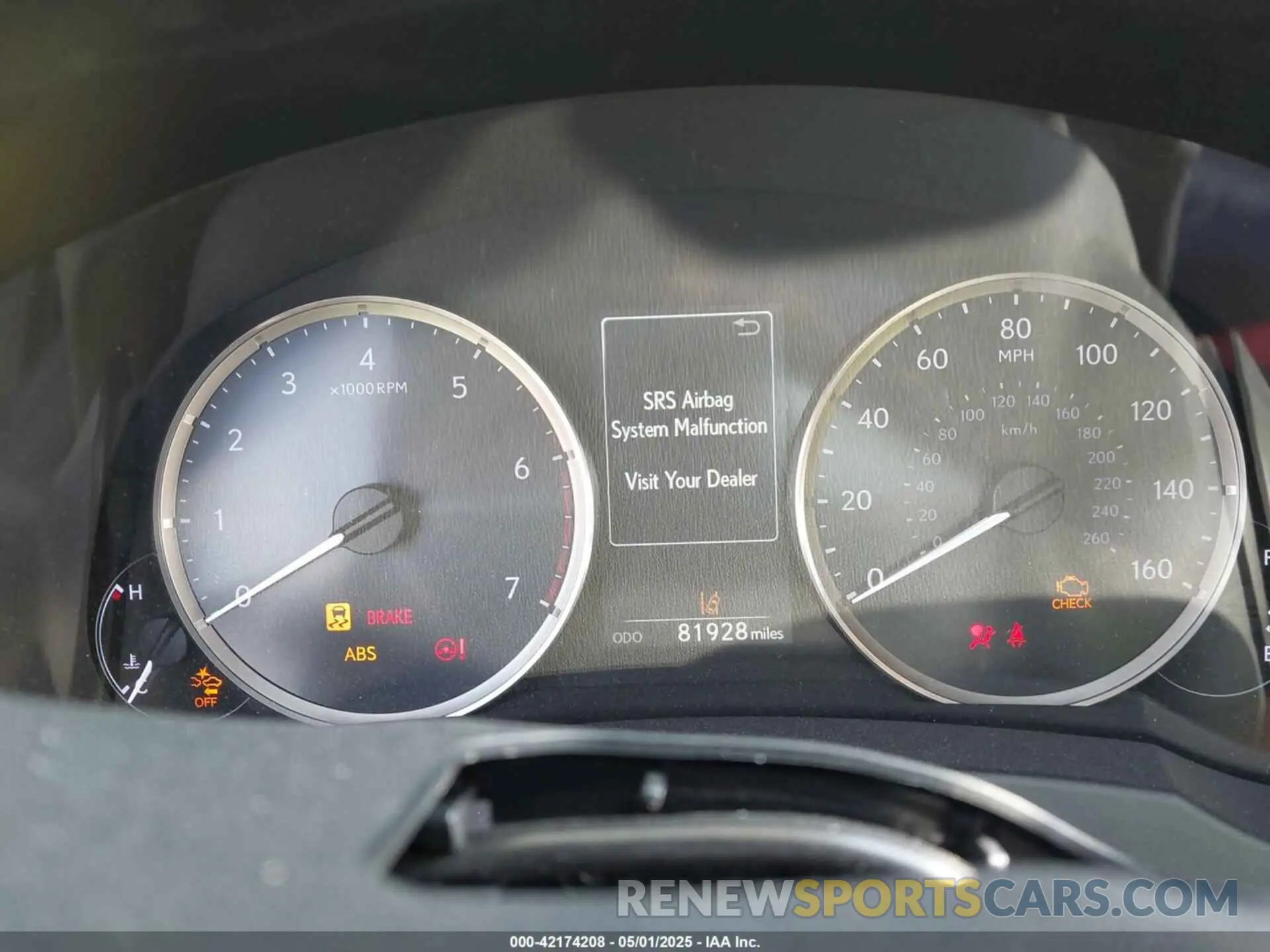7 Photograph of a damaged car JTHBA1D24K5097117 LEXUS IS 2019