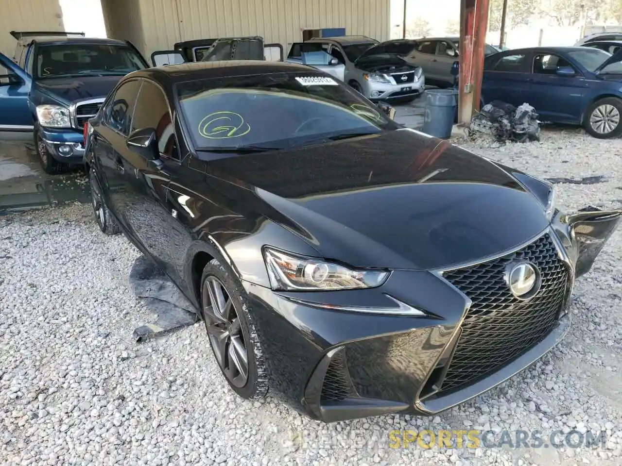 1 Photograph of a damaged car JTHBA1D25K5084568 LEXUS IS 2019