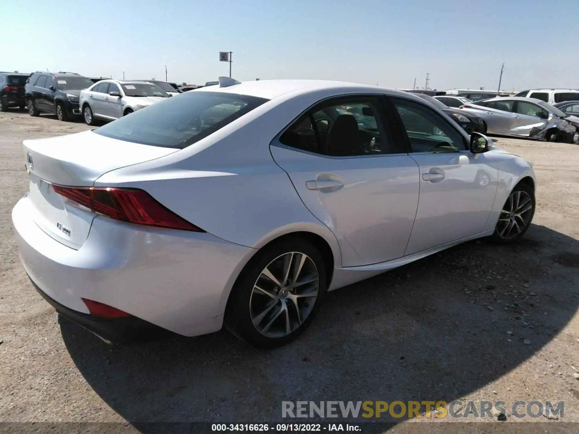 4 Photograph of a damaged car JTHBA1D25K5086921 LEXUS IS 2019