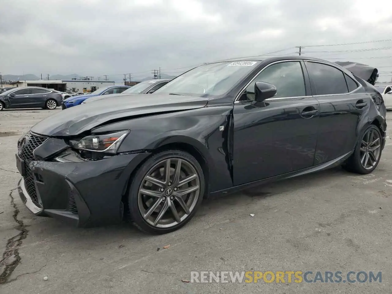 1 Photograph of a damaged car JTHBA1D25K5087678 LEXUS IS 2019