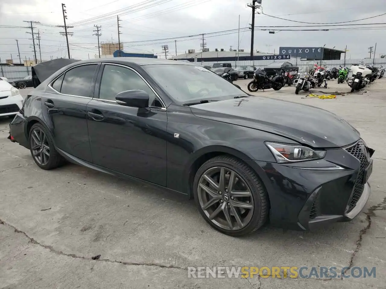 4 Photograph of a damaged car JTHBA1D25K5087678 LEXUS IS 2019
