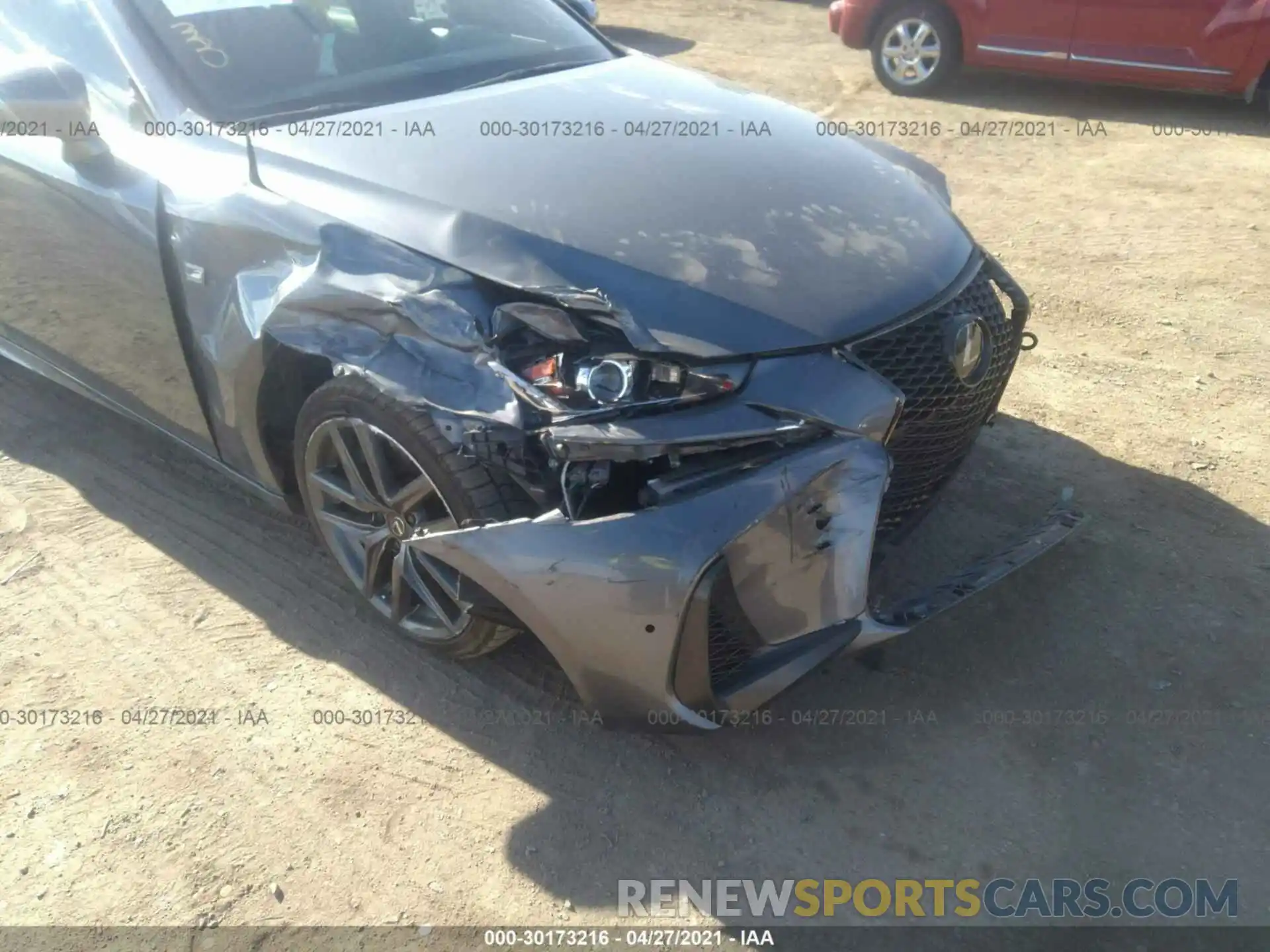 6 Photograph of a damaged car JTHBA1D25K5088720 LEXUS IS 2019