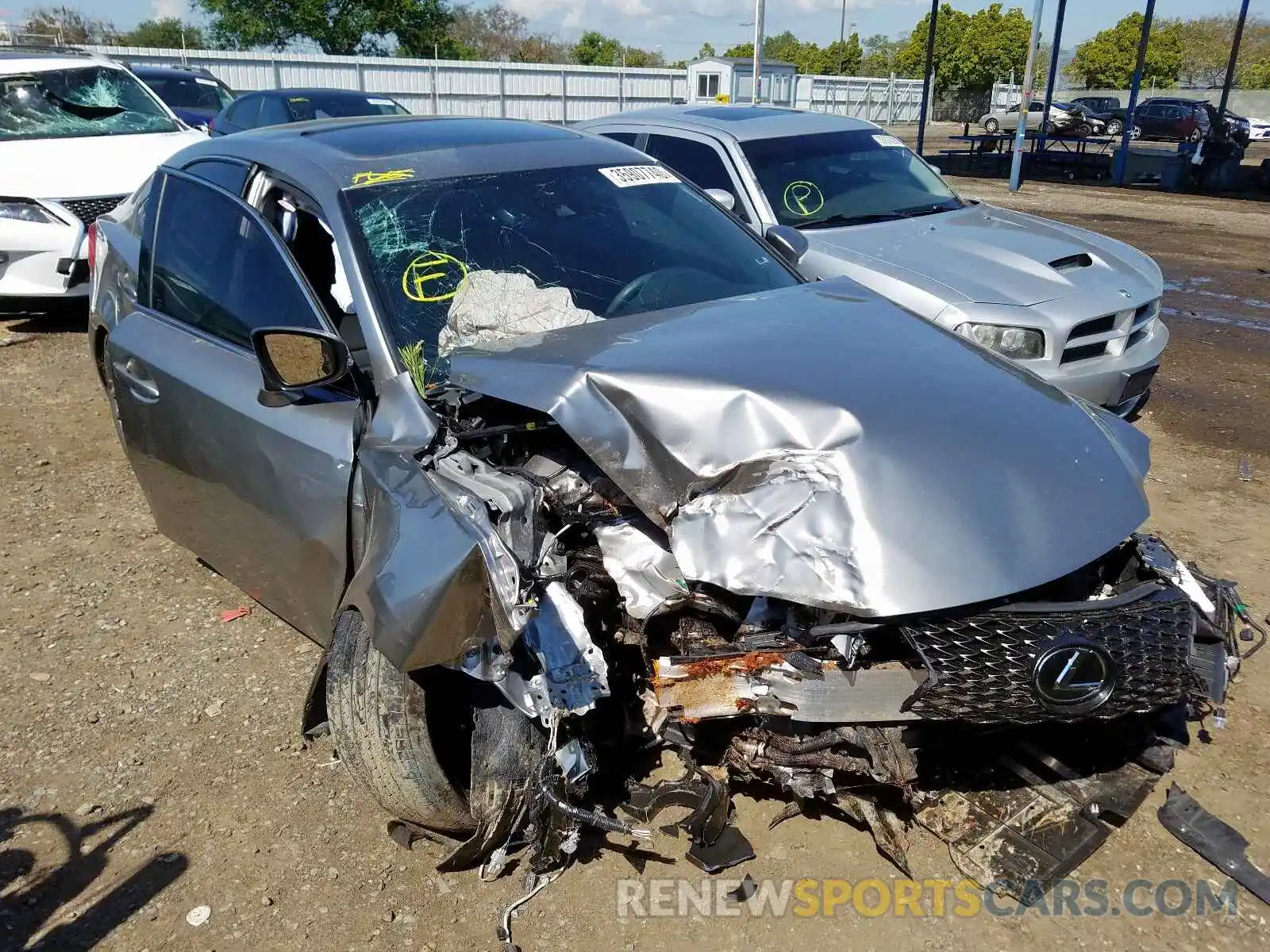 1 Photograph of a damaged car JTHBA1D25K5090838 LEXUS IS 2019