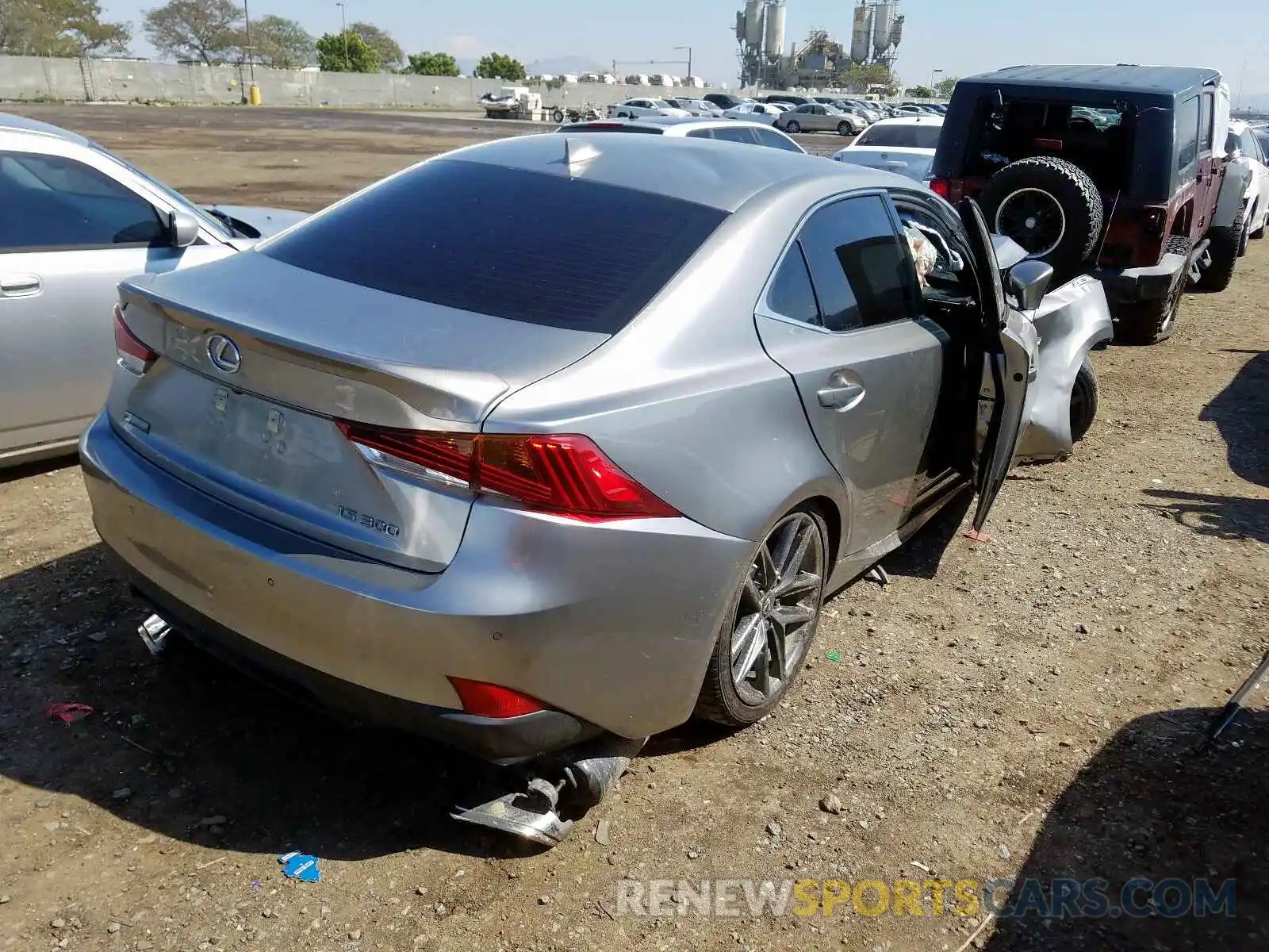 4 Photograph of a damaged car JTHBA1D25K5090838 LEXUS IS 2019