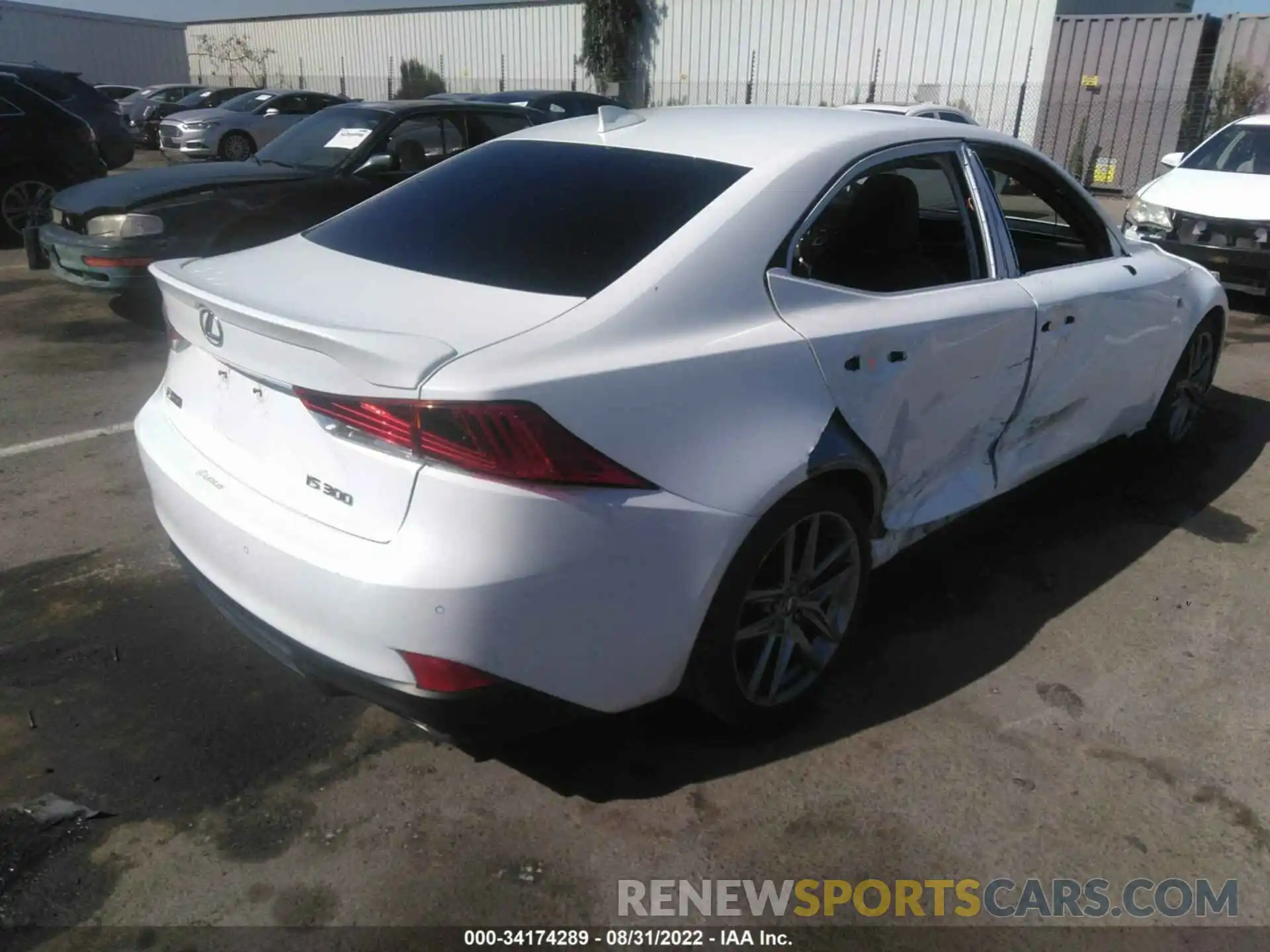 4 Photograph of a damaged car JTHBA1D25K5092735 LEXUS IS 2019