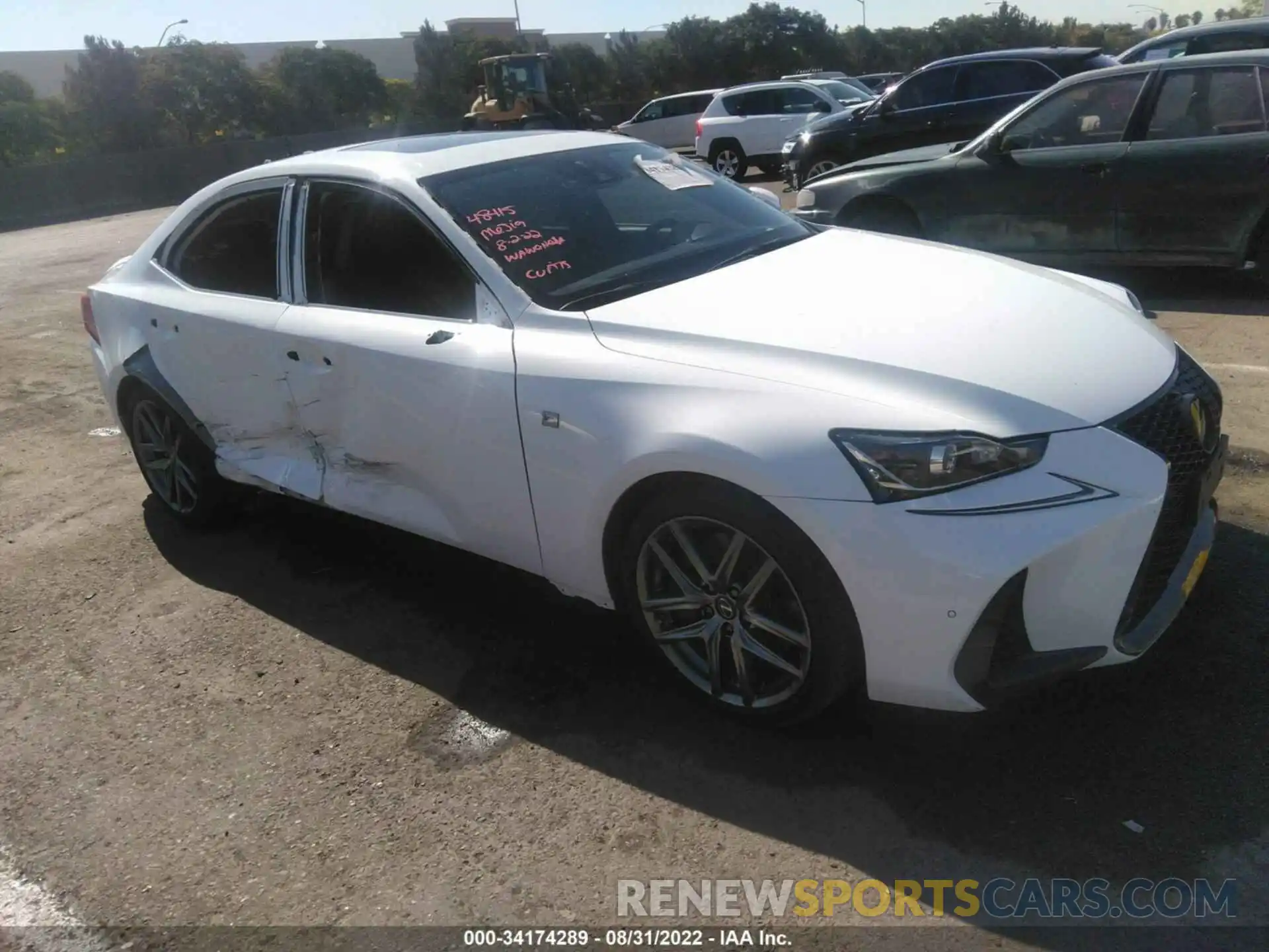 6 Photograph of a damaged car JTHBA1D25K5092735 LEXUS IS 2019