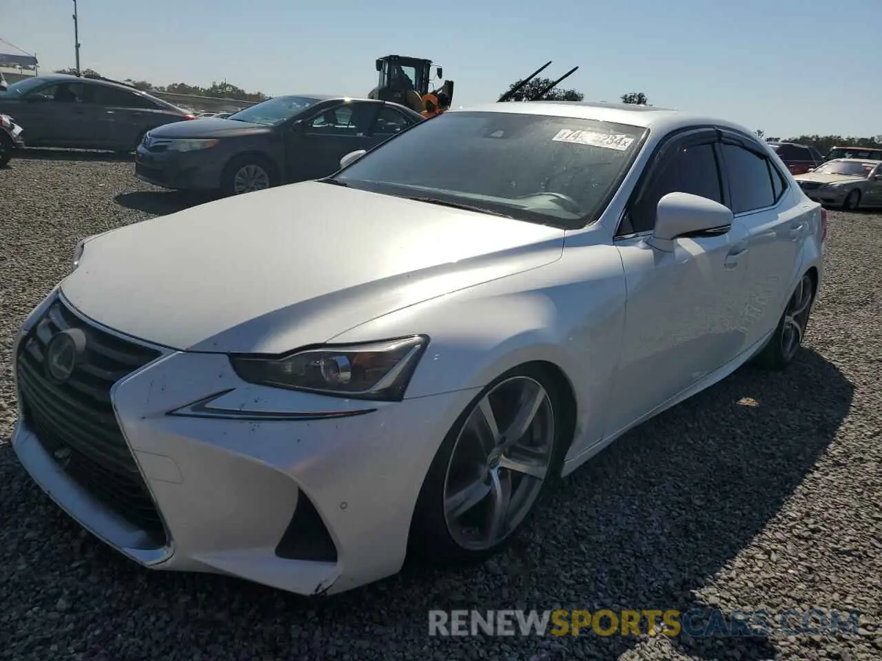 1 Photograph of a damaged car JTHBA1D25K5093285 LEXUS IS 2019