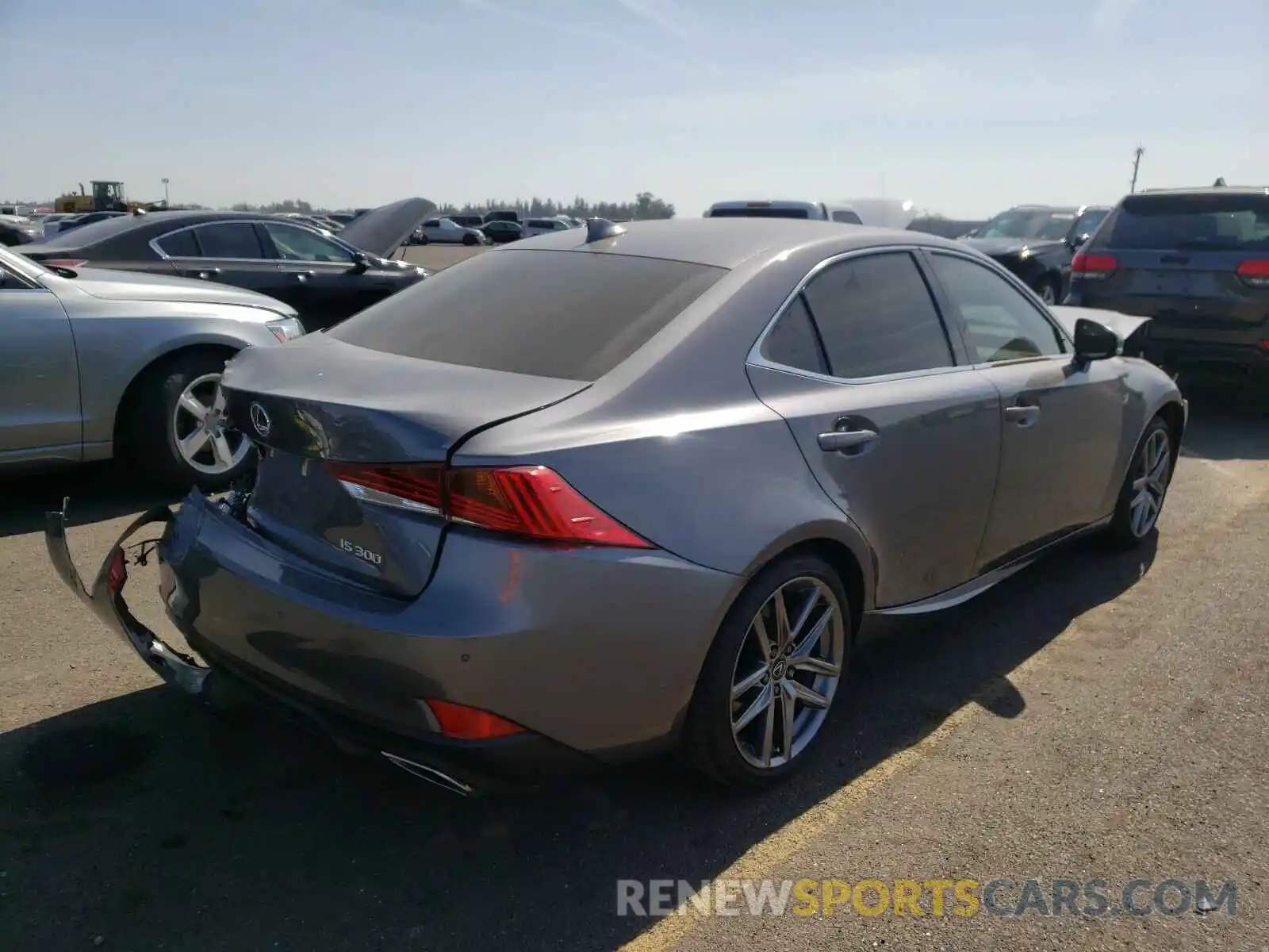 4 Photograph of a damaged car JTHBA1D25K5094520 LEXUS IS 2019