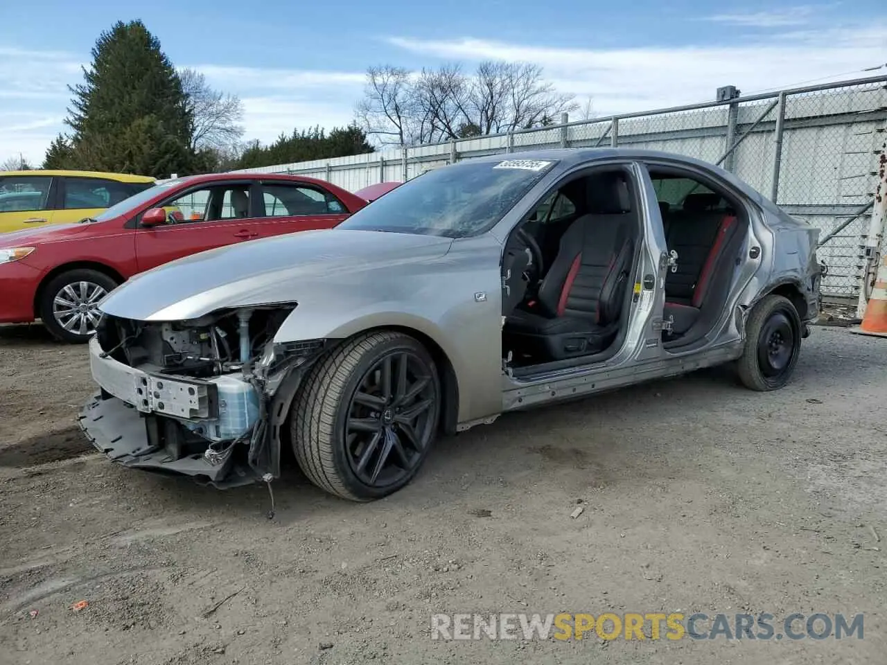 1 Photograph of a damaged car JTHBA1D25K5095103 LEXUS IS 2019
