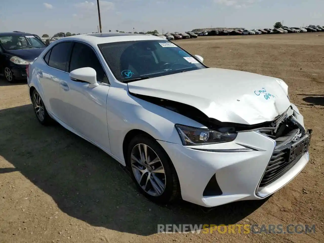 1 Photograph of a damaged car JTHBA1D25K5099507 LEXUS IS 2019