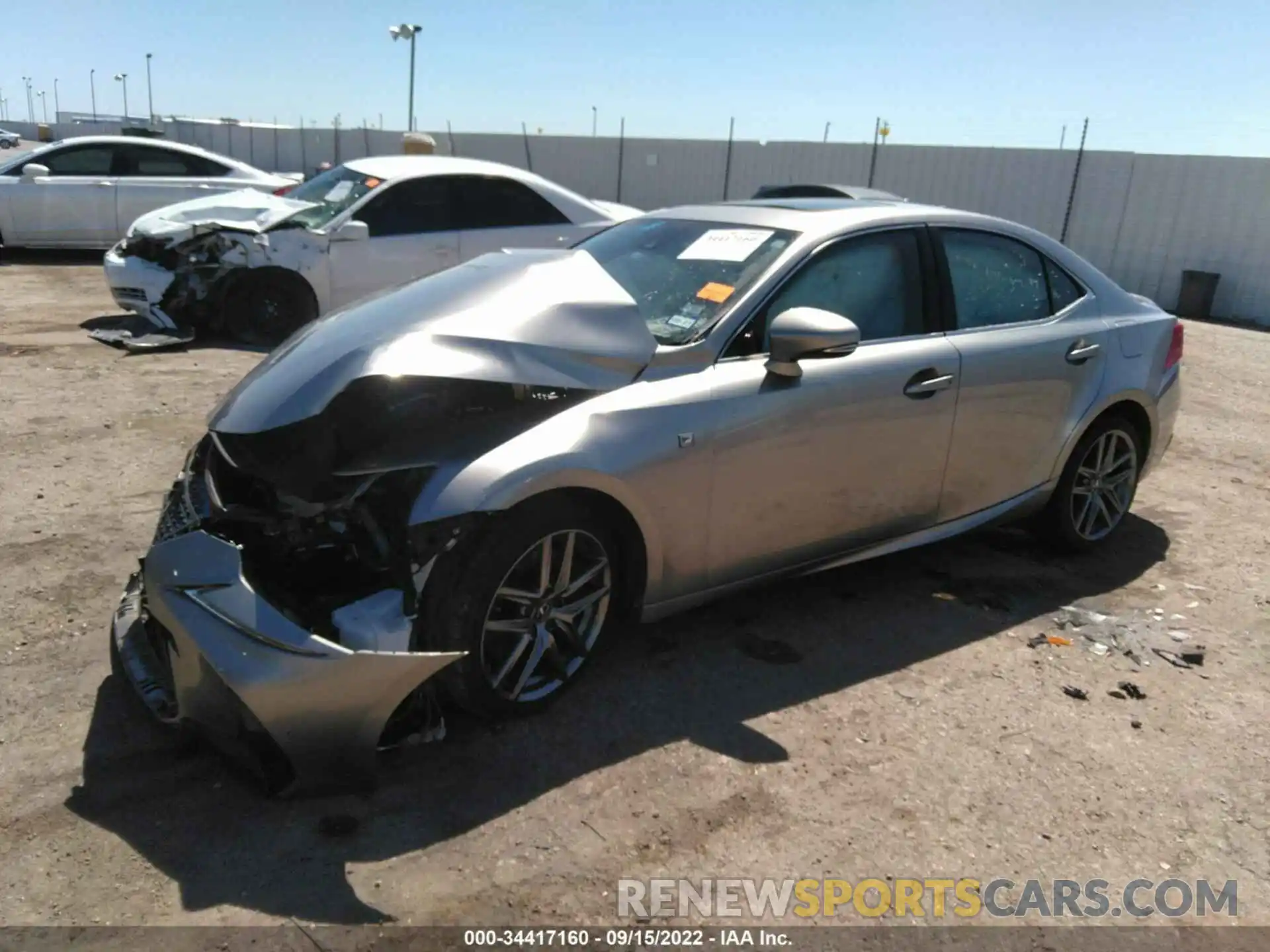 2 Photograph of a damaged car JTHBA1D25K5100896 LEXUS IS 2019