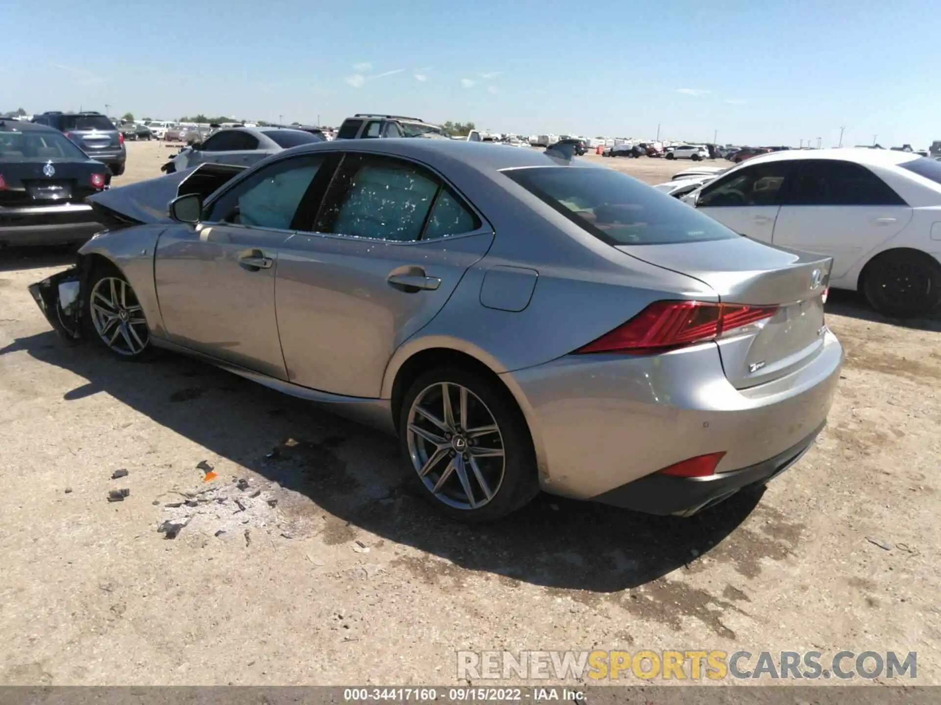 3 Photograph of a damaged car JTHBA1D25K5100896 LEXUS IS 2019