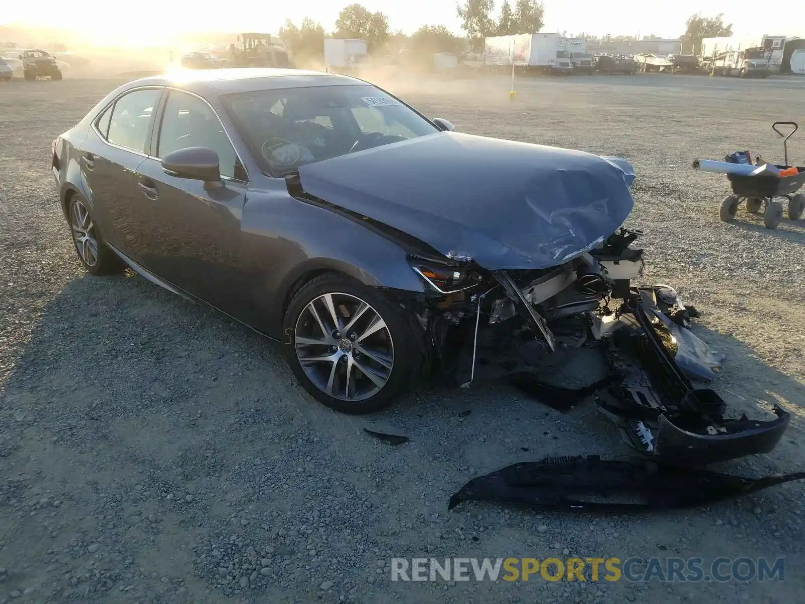 1 Photograph of a damaged car JTHBA1D26K5086040 LEXUS IS 2019