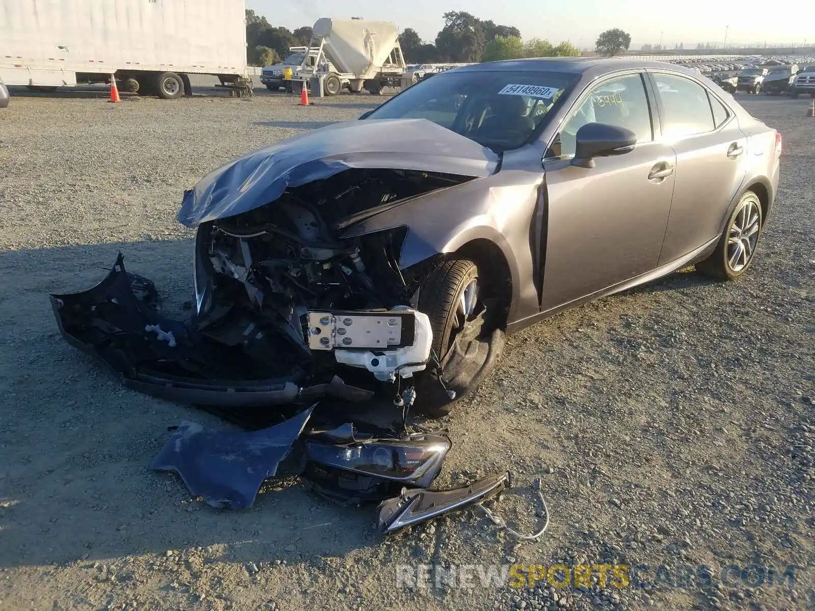 2 Photograph of a damaged car JTHBA1D26K5086040 LEXUS IS 2019