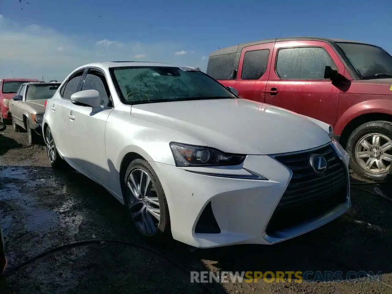 1 Photograph of a damaged car JTHBA1D26K5086135 LEXUS IS 2019