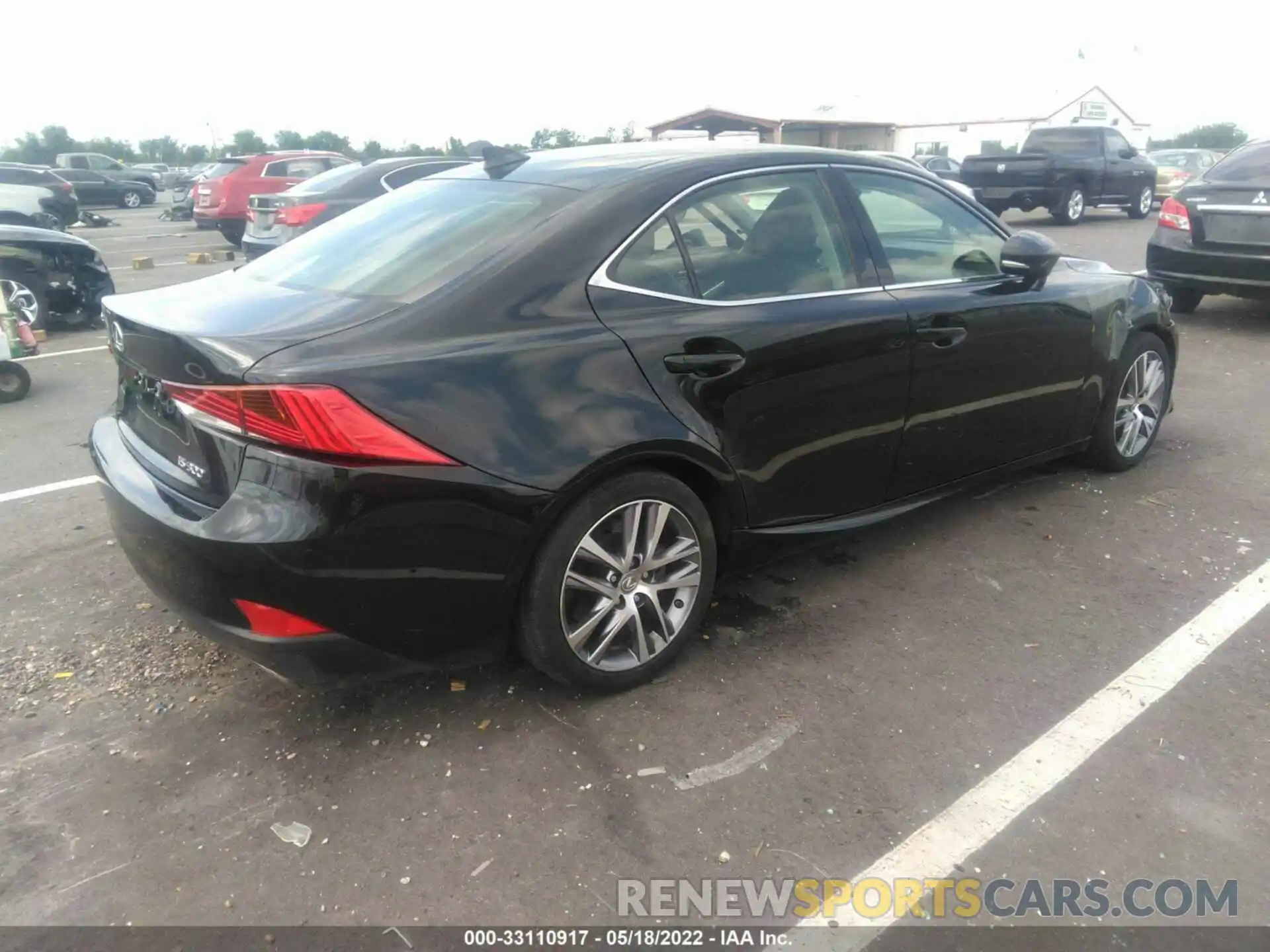 4 Photograph of a damaged car JTHBA1D26K5086765 LEXUS IS 2019