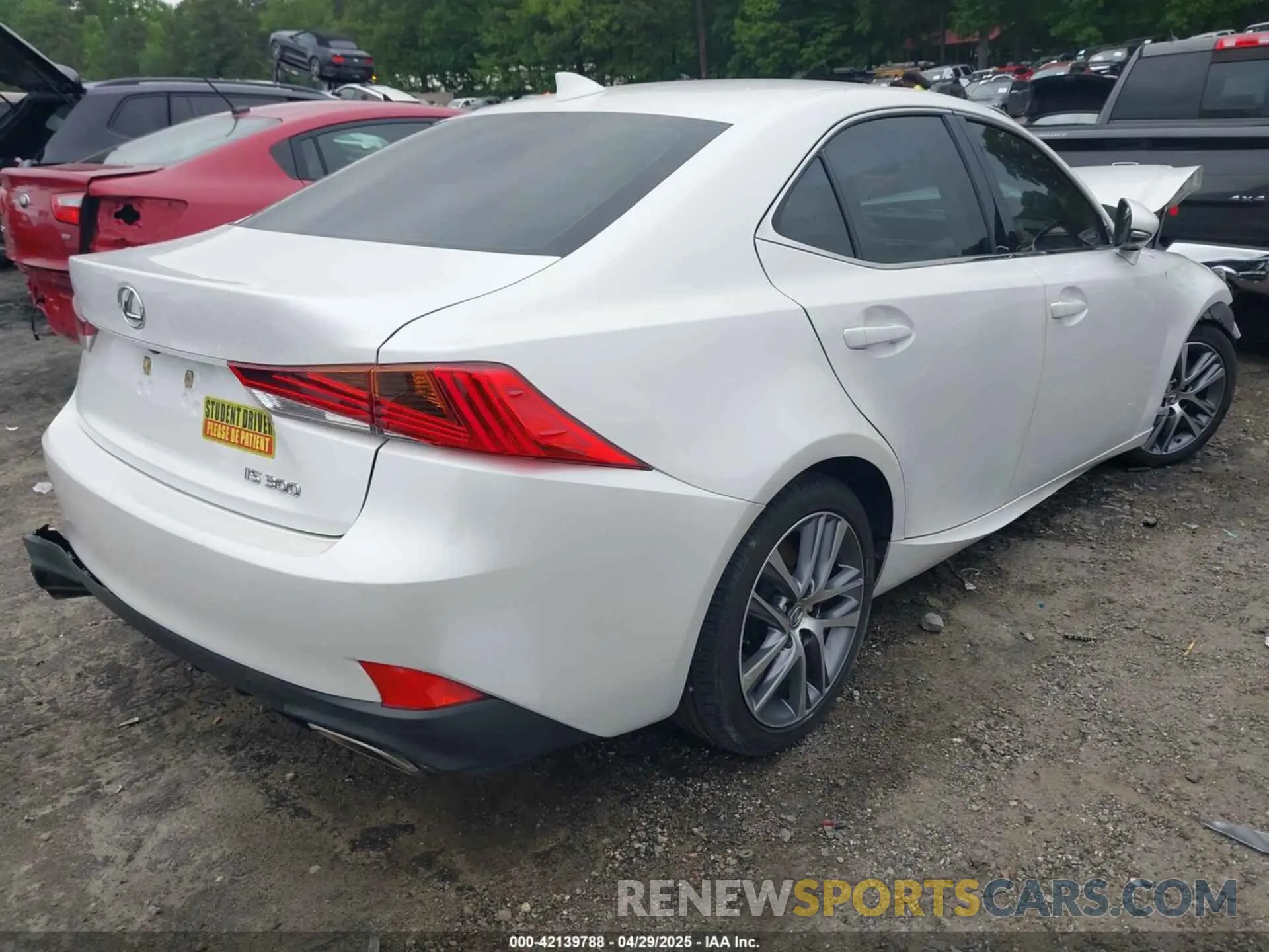 4 Photograph of a damaged car JTHBA1D26K5087074 LEXUS IS 2019